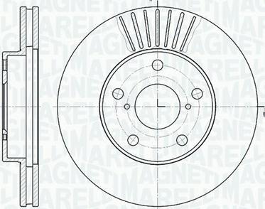 Magneti Marelli 361302040444 - Гальмівний диск avtolavka.club