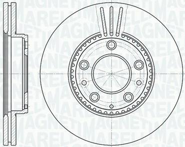 Magneti Marelli 361302040440 - Гальмівний диск avtolavka.club