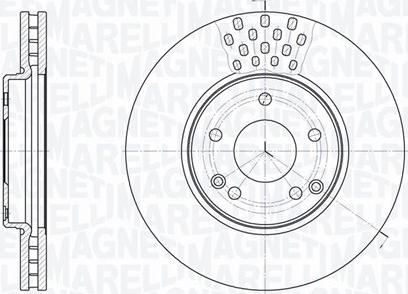 Magneti Marelli 361302040406 - Гальмівний диск avtolavka.club