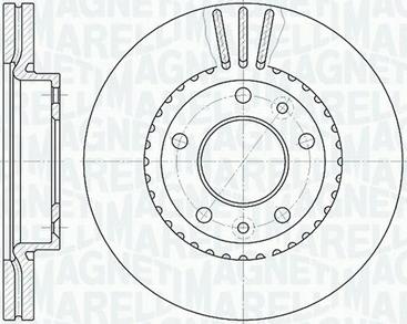 Magneti Marelli 361302040474 - Гальмівний диск avtolavka.club