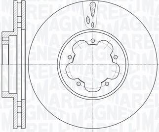 Magneti Marelli 361302040542 - Гальмівний диск avtolavka.club