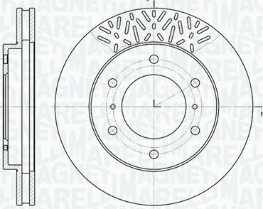 Magneti Marelli 361302040506 - Гальмівний диск avtolavka.club