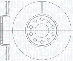 Magneti Marelli 361302040530 - Гальмівний диск avtolavka.club