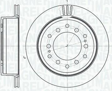 Magneti Marelli 361302040520 - Гальмівний диск avtolavka.club