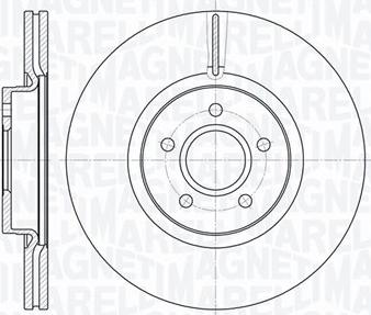 Magneti Marelli 361302040570 - Гальмівний диск avtolavka.club