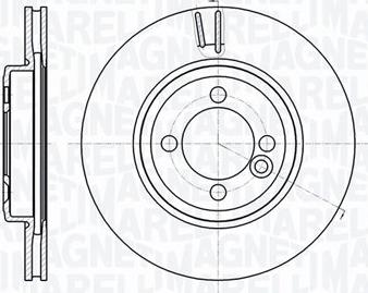 Magneti Marelli 361302040578 - Гальмівний диск avtolavka.club