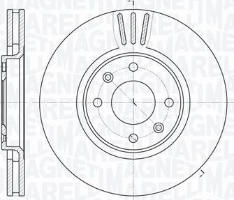 Magneti Marelli 361302040696 - Гальмівний диск avtolavka.club