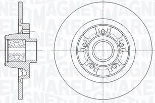 Magneti Marelli 361302040651 - Гальмівний диск avtolavka.club