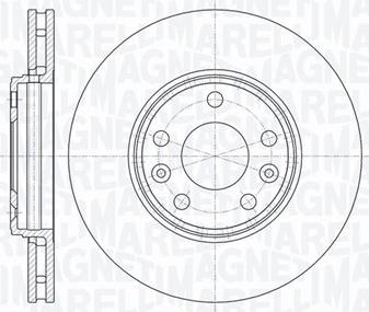 Magneti Marelli 361302040606 - Гальмівний диск avtolavka.club