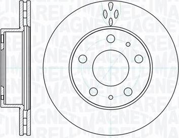 Magneti Marelli 361302040166 - Гальмівний диск avtolavka.club