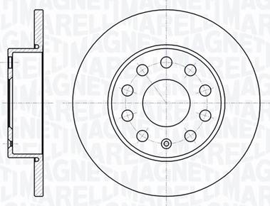 Magneti Marelli 361302040117 - Гальмівний диск avtolavka.club