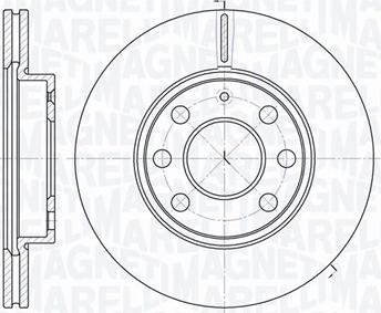 Magneti Marelli 361302040184 - Гальмівний диск avtolavka.club