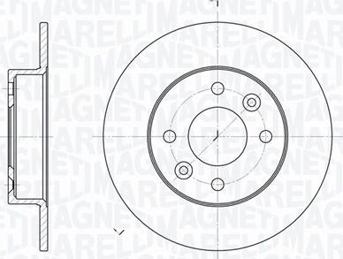 Magneti Marelli 361302040183 - Гальмівний диск avtolavka.club