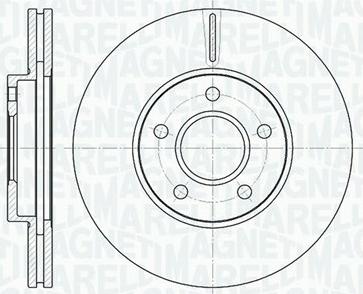 Magneti Marelli 361302040130 - Гальмівний диск avtolavka.club