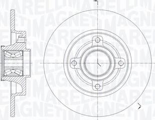 Magneti Marelli 361302040821 - Гальмівний диск avtolavka.club