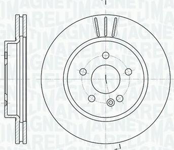 Magneti Marelli 361302040396 - Гальмівний диск avtolavka.club