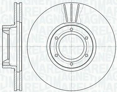 Magneti Marelli 361302040390 - Гальмівний диск avtolavka.club