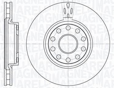 Magneti Marelli 361302040354 - Гальмівний диск avtolavka.club