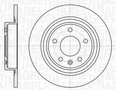 Magneti Marelli 361302040361 - Гальмівний диск avtolavka.club