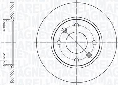 Magneti Marelli 361302040305 - Гальмівний диск avtolavka.club