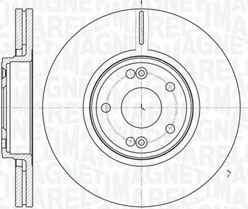 Magneti Marelli 361302040308 - Гальмівний диск avtolavka.club