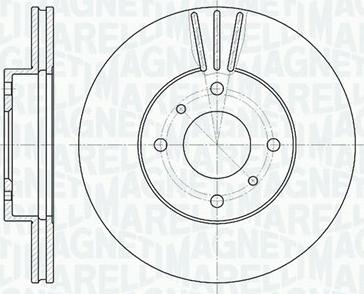 Magneti Marelli 361302040318 - Гальмівний диск avtolavka.club