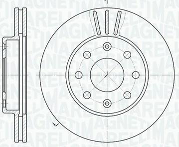 Magneti Marelli 361302040312 - Гальмівний диск avtolavka.club