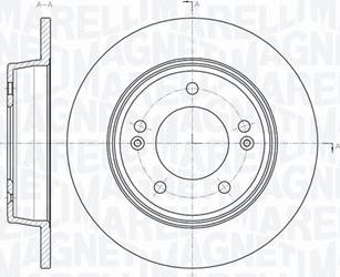 Magneti Marelli 361302040381 - Гальмівний диск avtolavka.club