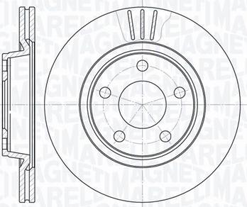 BOSCH 986479916 - Гальмівний диск avtolavka.club