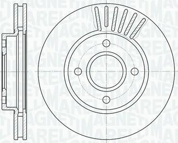 Magneti Marelli 361302040326 - Гальмівний диск avtolavka.club