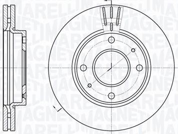 Magneti Marelli 361302040294 - Гальмівний диск avtolavka.club