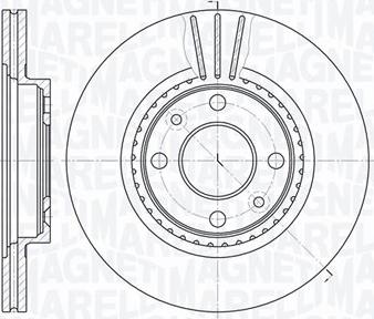 Magneti Marelli 361302040240 - Гальмівний диск avtolavka.club