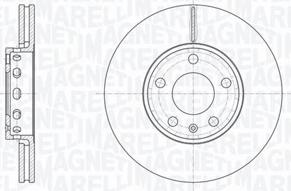 Magneti Marelli 361302040242 - Гальмівний диск avtolavka.club