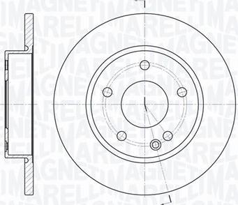 Magneti Marelli 361302040257 - Гальмівний диск avtolavka.club