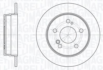 Magneti Marelli 361302040203 - Гальмівний диск avtolavka.club
