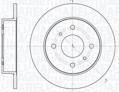 Magneti Marelli 361302040207 - Гальмівний диск avtolavka.club