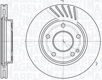 Magneti Marelli 361302040214 - Гальмівний диск avtolavka.club