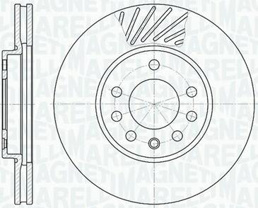 Magneti Marelli 361302040210 - Гальмівний диск avtolavka.club