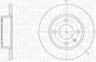 Magneti Marelli 361302040231 - Гальмівний диск avtolavka.club
