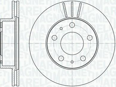 Magneti Marelli 361302040228 - Гальмівний диск avtolavka.club