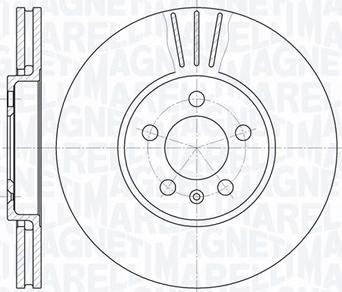 Magneti Marelli 361302040222 - Гальмівний диск avtolavka.club