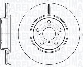 Magneti Marelli 361302040745 - Гальмівний диск avtolavka.club