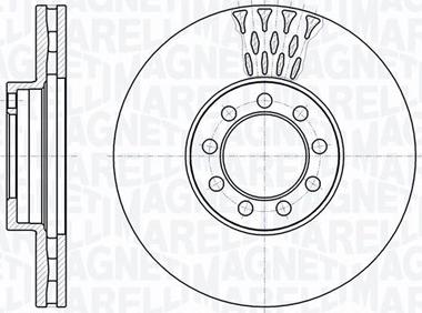 Magneti Marelli 361302040755 - Гальмівний диск avtolavka.club