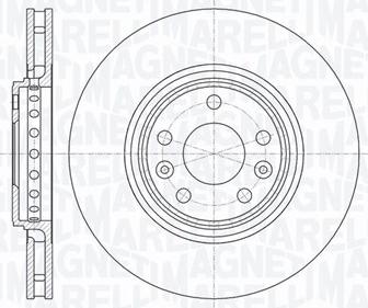 Magneti Marelli 361302040757 - Гальмівний диск avtolavka.club