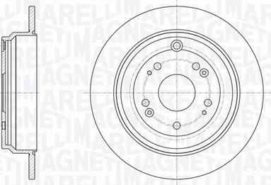 Magneti Marelli 361302040709 - Гальмівний диск avtolavka.club