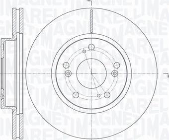 Magneti Marelli 361302040737 - Гальмівний диск avtolavka.club