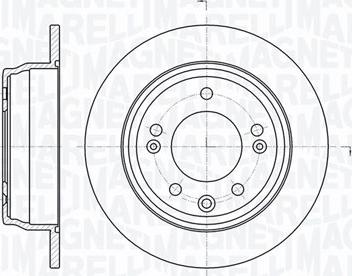 Magneti Marelli 361302040726 - Гальмівний диск avtolavka.club