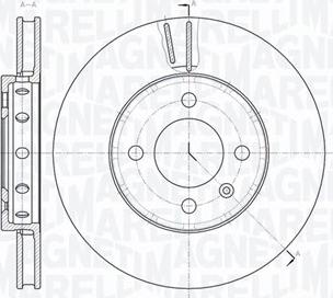 Magneti Marelli 361302040778 - Гальмівний диск avtolavka.club