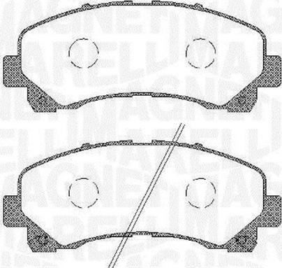 Magneti Marelli 363916060449 - Гальмівні колодки, дискові гальма avtolavka.club