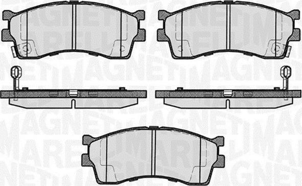 Magneti Marelli 363916060458 - Гальмівні колодки, дискові гальма avtolavka.club